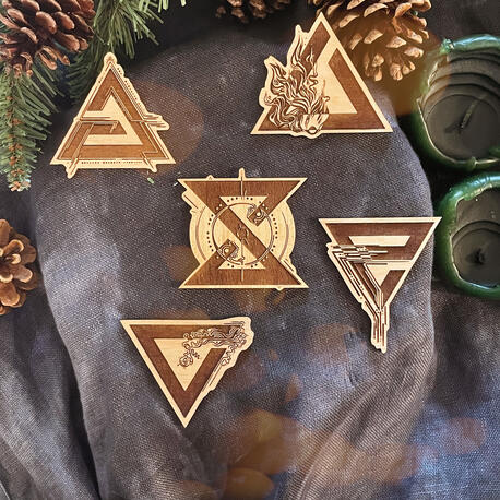 Wooden pins