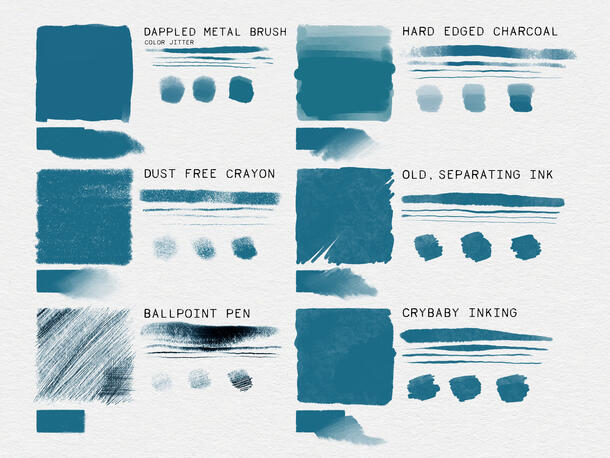 Brush Swatches 3