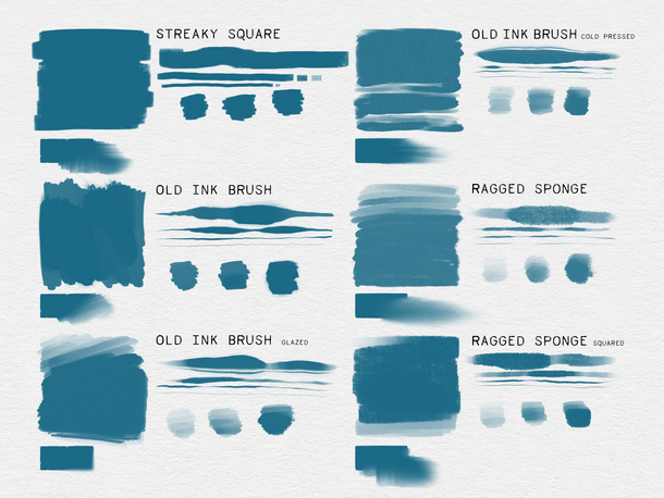 Brush Swatches 4