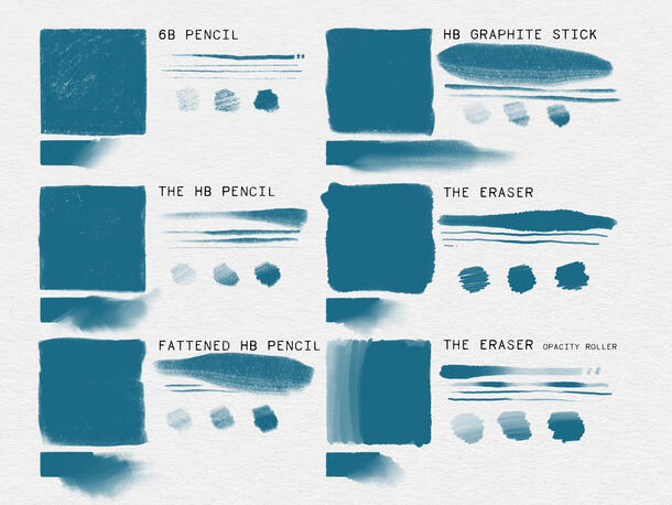 Brush Swatches 1