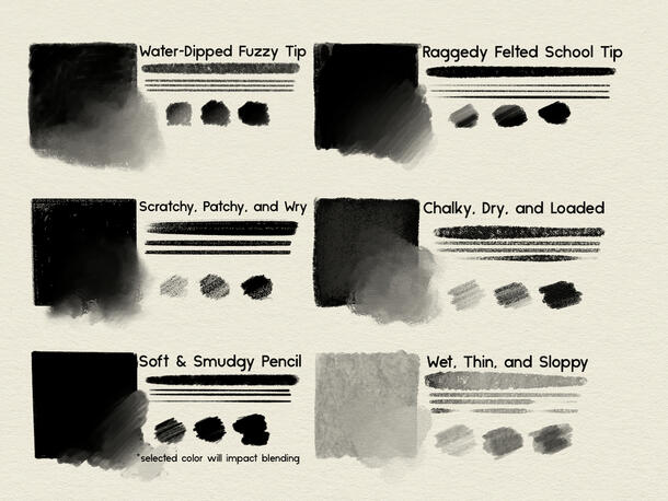 Brush Swatches
